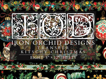 Load image into Gallery viewer, Kitschy Christmas (8” x 12” Pad) IOD - Iron Orchid Designs - *LIMITED RELEASE*