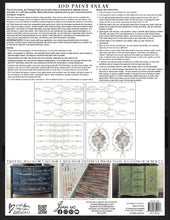 Load image into Gallery viewer, Trompe l’oeil Laurel IOD Paint Inlay
