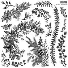 Load image into Gallery viewer, Winter Adornment IOD Stamps