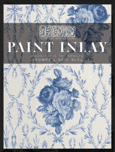 Load image into Gallery viewer, Trompe l’oeil Blue IOD Paint Inlay